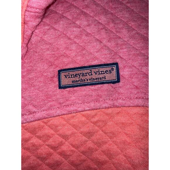 Vineyard Vines Shep Shirt Quarter Zip Pink Large EUC - Picture 11 of 11